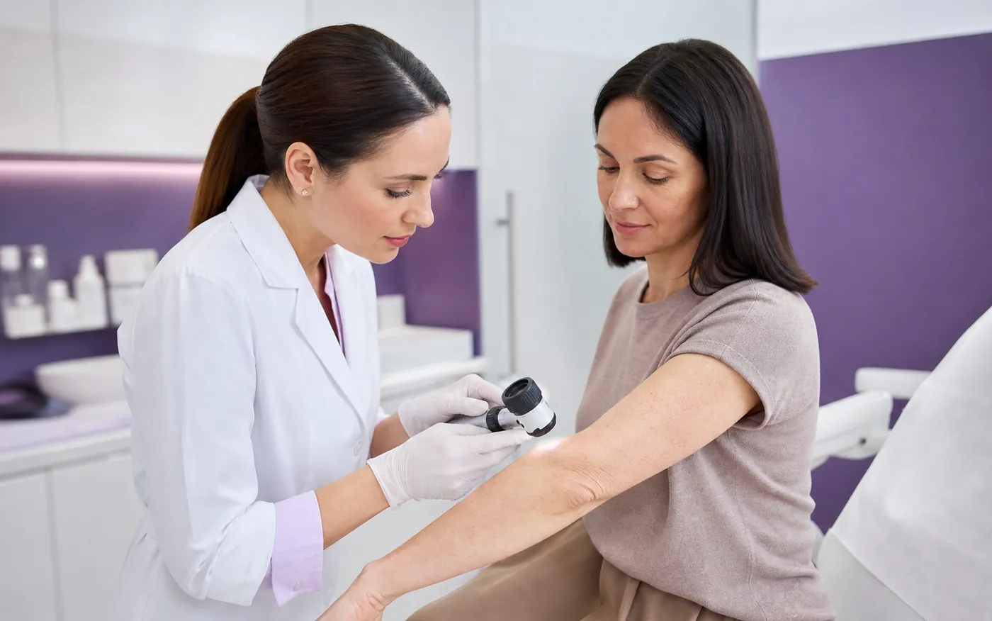 Dermatology consultation and treatment planning