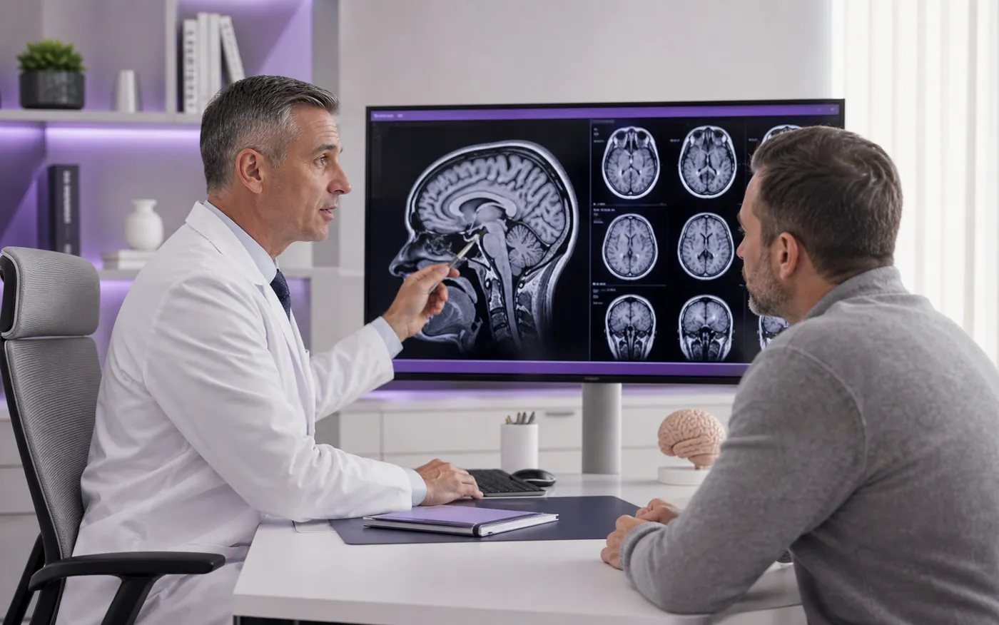 Neurosurgery consultation and treatment planning